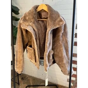 Blank NYC- Fur Bomber Style Jacket